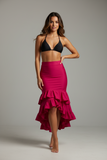 Falda MAMBO LYCRA fucsia