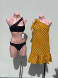 Vestido polkadots mostaza