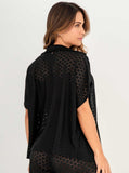 Set short y blusa botones OJALILLO NEGRO