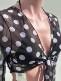 Top mesh polkadots