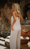 SET pantalon y blusa marfil ANDALUCIA