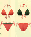 Bikini coral de amarre