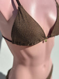 Texas bikini brown de amarre