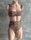 Top strapple leopardo tipo banda