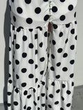 Falda lunares botones