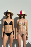 BIKINI SET básico negro top top nudo