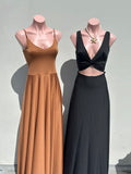 Vestido Munir camel