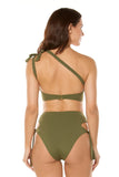 Military green HIGH WAISTED BIKINI (Copy)