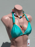 Collar de piedras (liviano) de colores