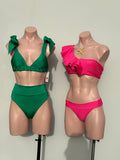 Bow high waisted verde esmeralda