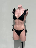 Black flowers  bikini DE AMARRE