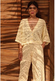 Set pantalón y blusa crochet BAHAMAS
