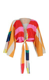 Set florida cover up short y blusa