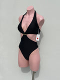 Trikini negro con detalle dorado