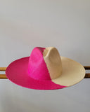 Color blocked HAT rosa/fucsia