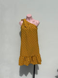 Vestido polkadots mostaza