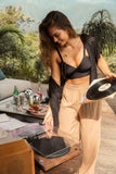 Set short y blusa botones OJALILLO NEGRO