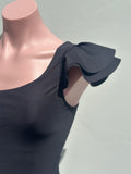 One shoulder bolero Black