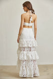 Vestido lace tassels