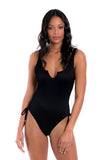Ribbed Kala ONE PIECE negro
