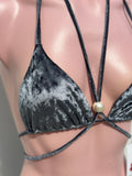 PLATEADO velvet peal candy bikini