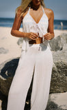 Amalfi set de pantalón bombacho y blusa bolero