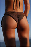 Texas bikini brown de amarre