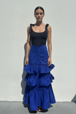 Falda boleros azul rey