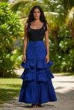 Falda boleros azul rey