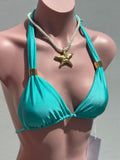 Collar de estrella de Mar dorado