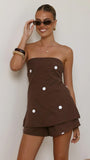 polka dot set chocolate