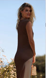 Vestido OBA chocolate Texas