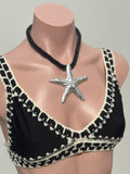 Collar de estrella de Mar En Plata