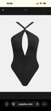 Trikini negro corte V