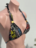 Colorfull snake clasp dorados bikini set