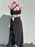 Falda Bolero black cover up skirt
