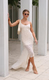 Vestido collins marfil
