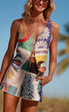 Set Puerto VALLARTA CHALECO Y SHORT