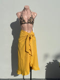 Yellow bolero skirt