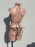 Valentina reversible bikini set/ Polka dots/leopardo