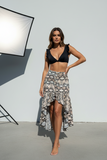 Falda piton print