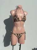 Valentina reversible bikini set/ Polka dots/leopardo