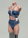 CANAIMA set denim high waisted