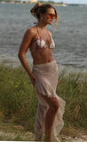 Falda Okinawa lace boleritos hi/lo
