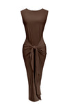 Vestido OBA chocolate Texas