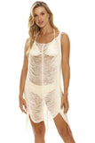 HILO IVORY sleveless COVER UP