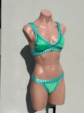 Crochet set aguamarina