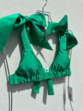 Lazos royal bikini set en verde Esmeralda