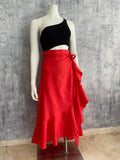 SKIRT tipo HAWAI roja