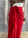 Red Bolero cover up skirt